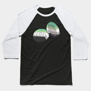 Aromantic Pride Bottle Cap Baseball T-Shirt